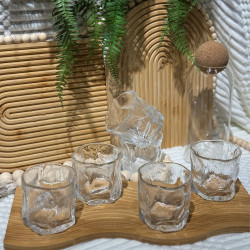 Glass Cups Set 6 Pieces